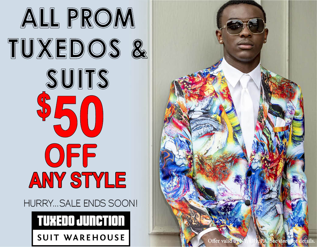 $50 Off Prom Tuxedo